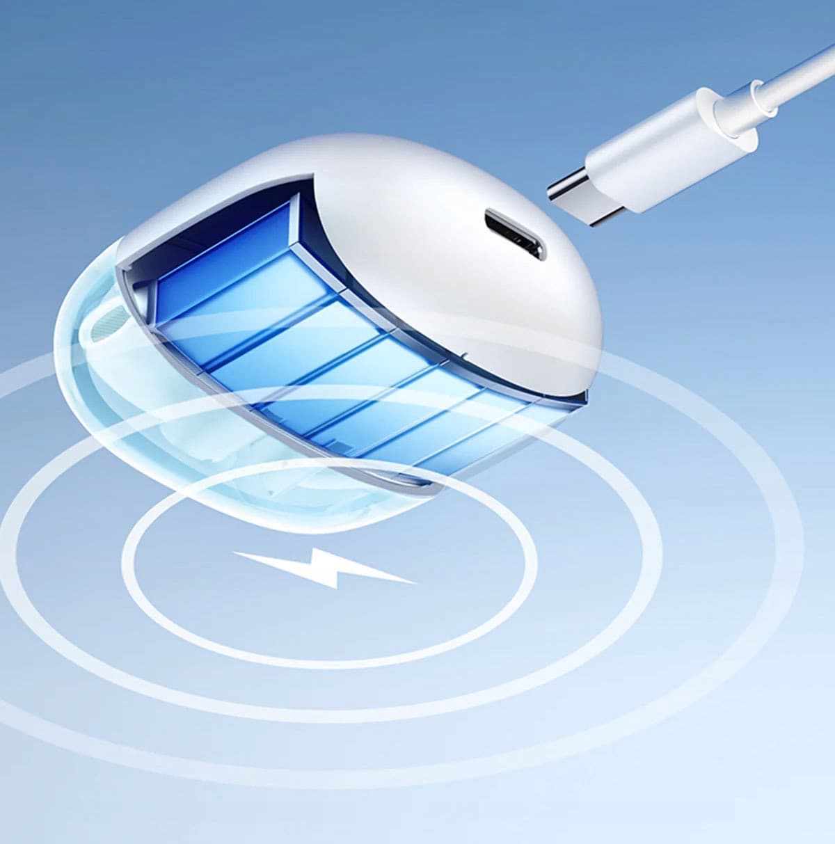 Bezprzewodowe słuchawki TWS Jpods Series IPX4 białe